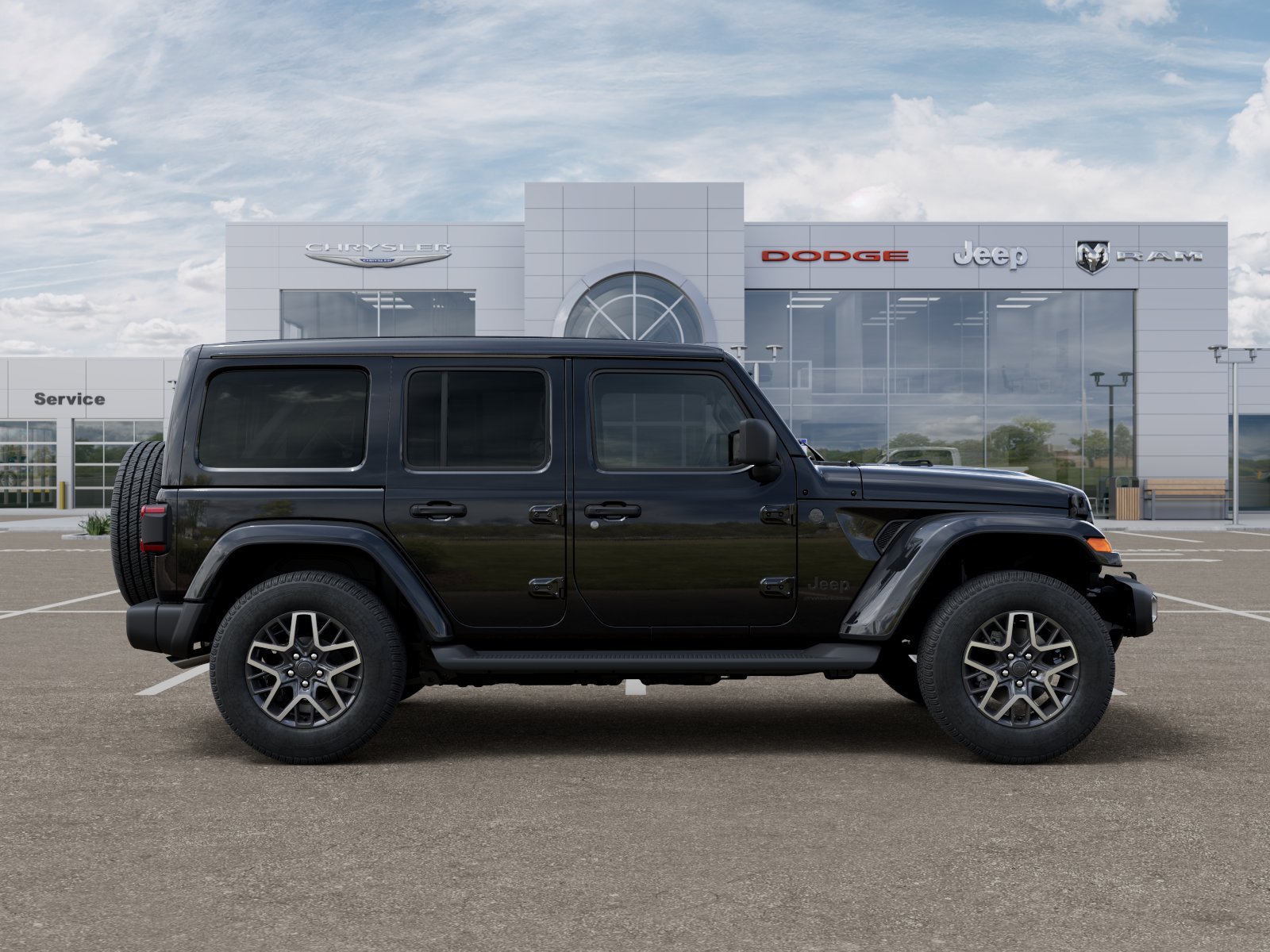 New 2026 Black Clear-Coat Exterior Paint Jeep Sahara image 47