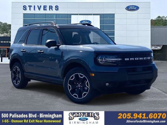 New 2026 Azure Gray Metallic Tri-Coat Ford Outer Banks® image 1