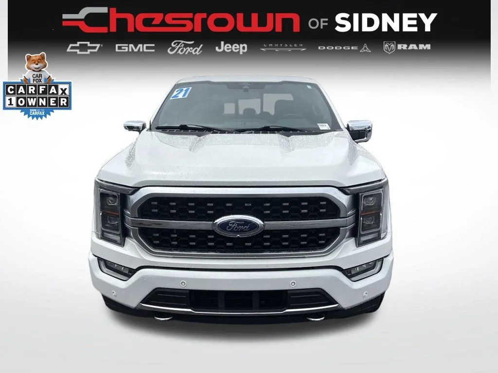 Used 2021 White Ford Platinum image 8