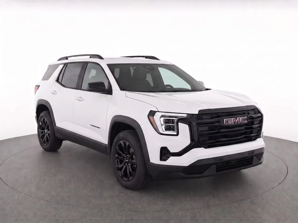 Certified Used 2025 Summit White GMC Elevation image 2