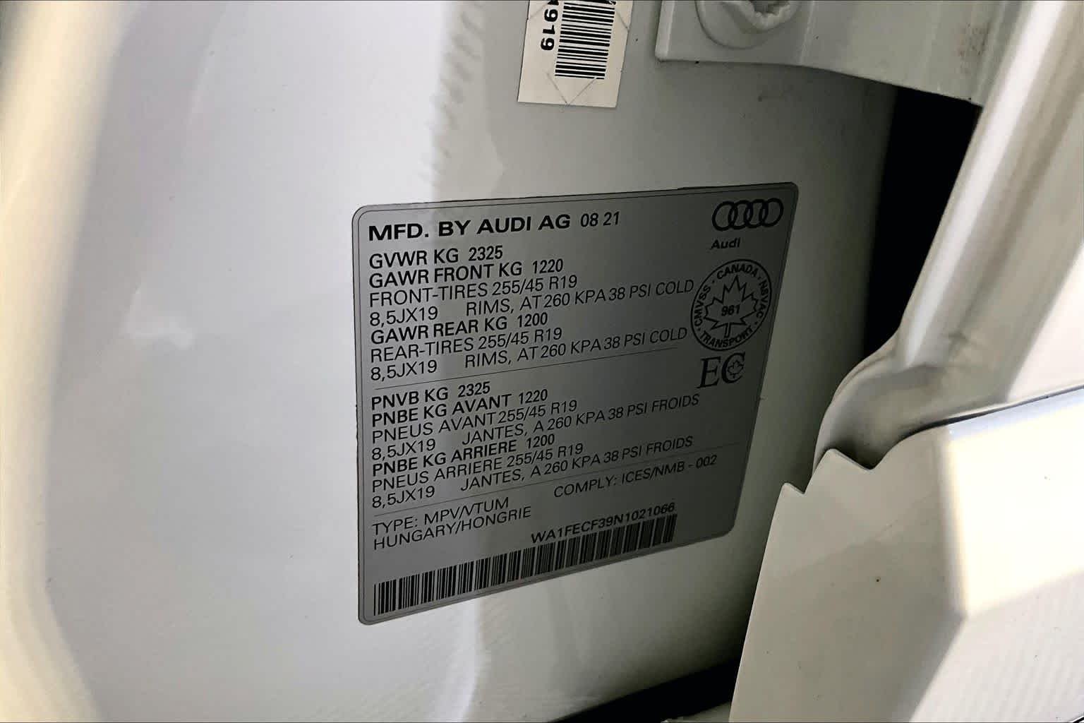 Used 2022 Glacier White Metallic Audi Technik image 34