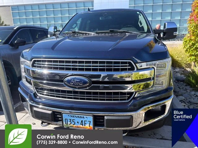Used 2018 Blue Ford Lariat image 2