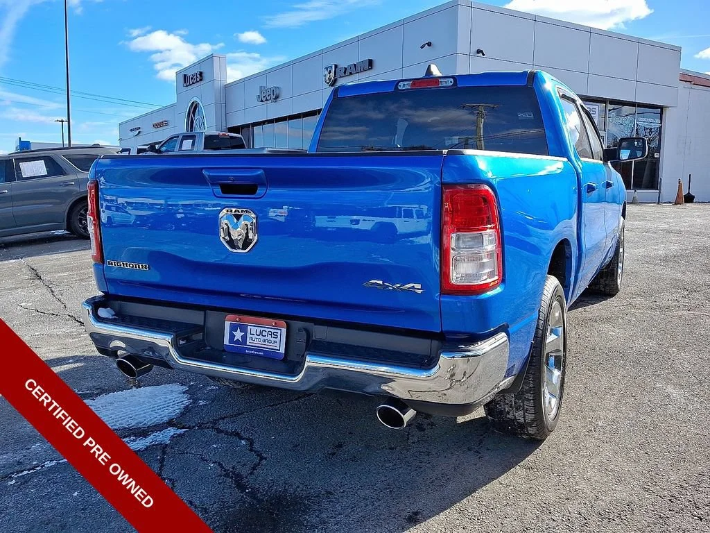 Used 2022 Hydro Blue Pearlcoat Ram Big Horn image 10