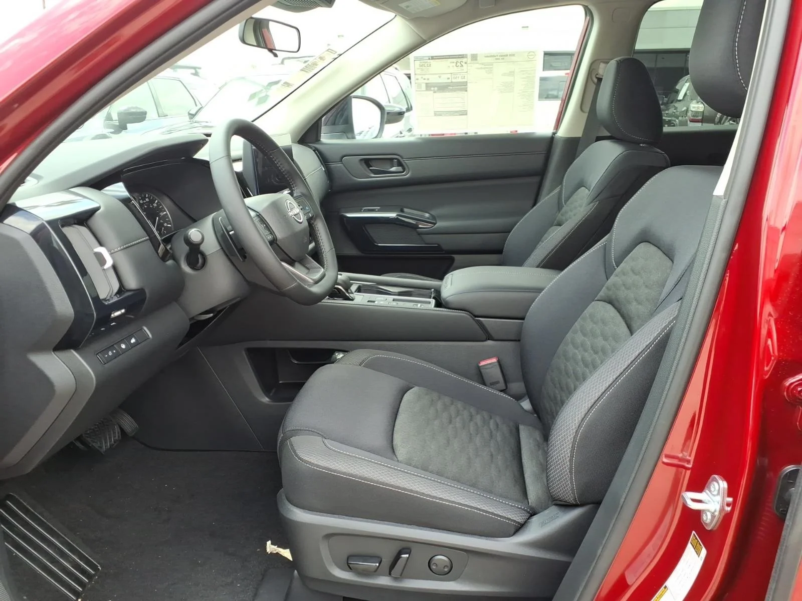 2026 Nissan Pathfinder SV Red at Robbins Nissan