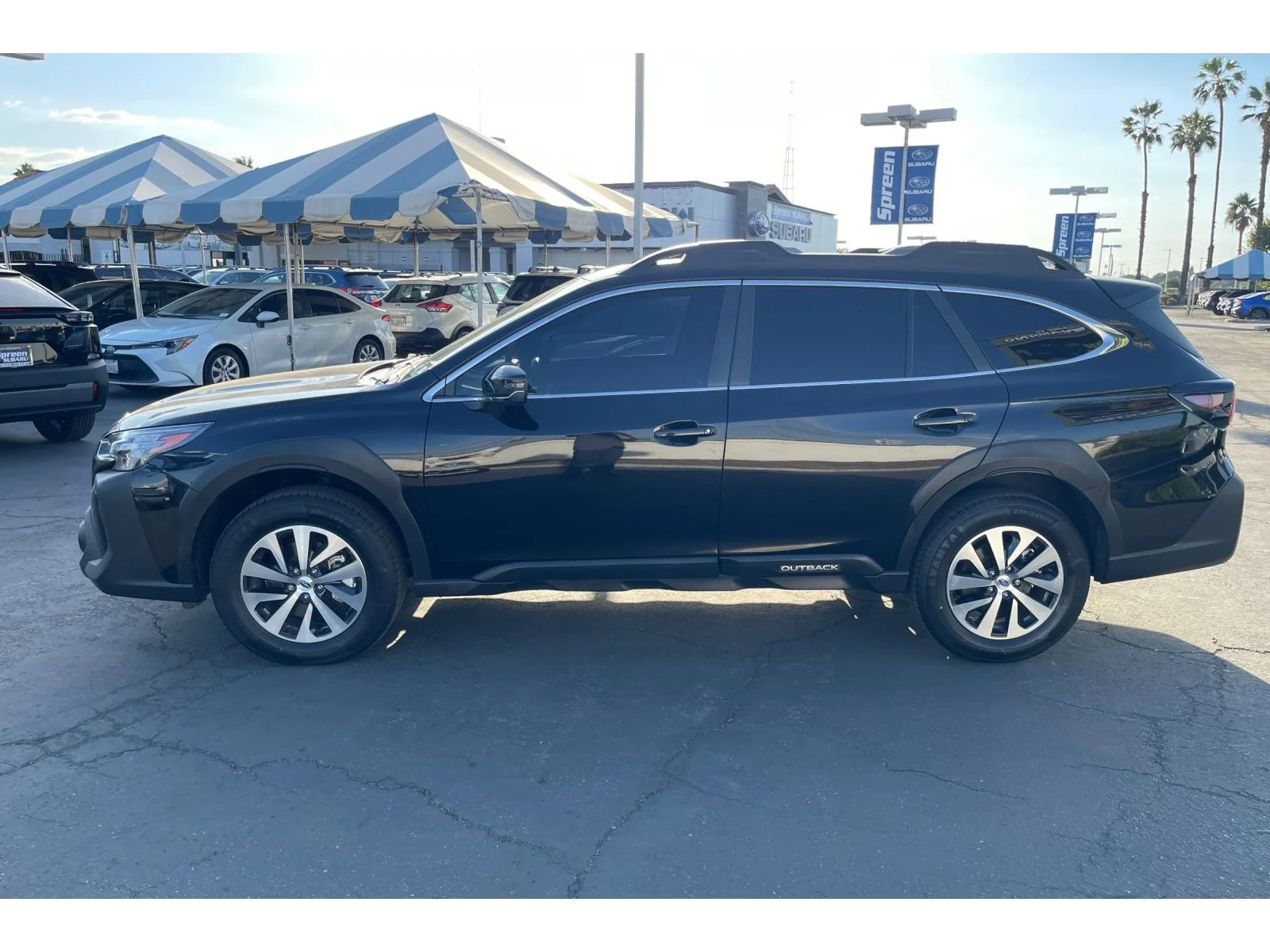 Used 2025 CRYSTAL BLACK SIL Subaru Premium image 2