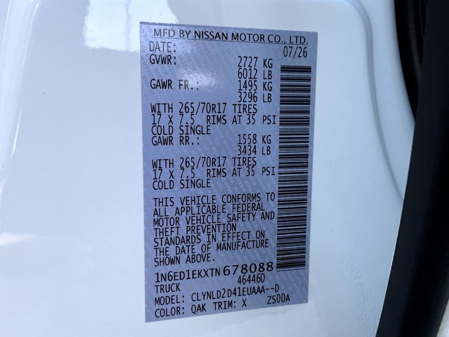 New 2026 Glacier White Nissan PRO-4X image 26