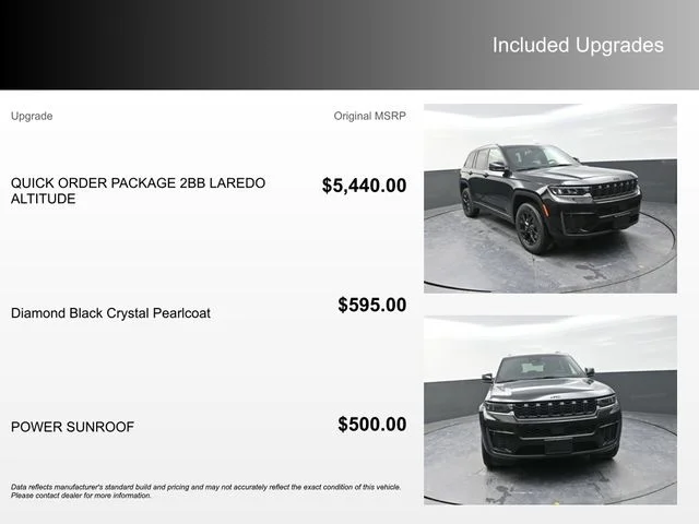 New 2026 Diamond Black Crystal Pearl-Coat Exterior Paint Jeep Altitude image 4