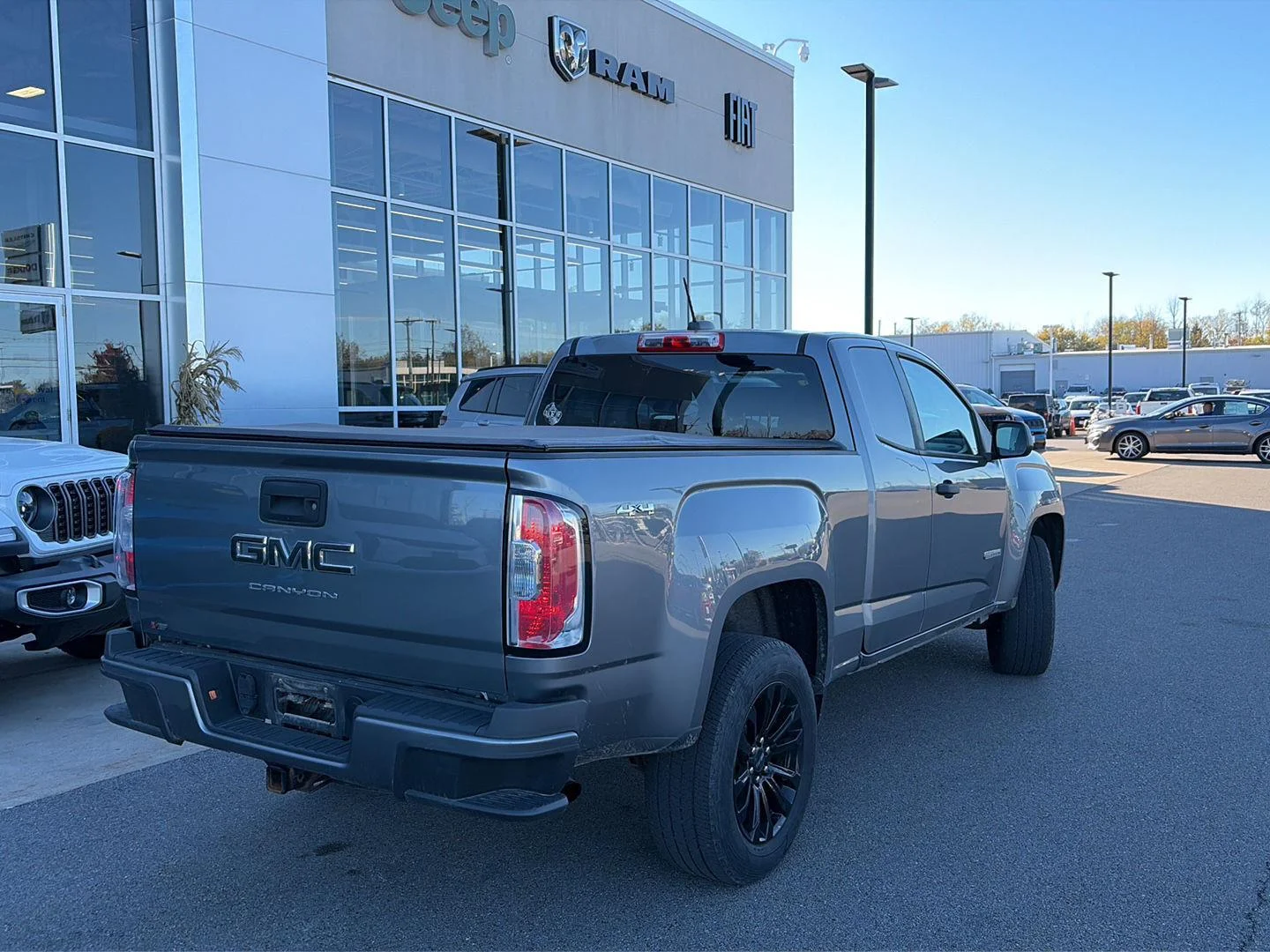 Used 2021 Satin Steel Metallic GMC 4WD Elevation Standard image 2