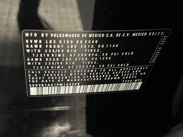 Certified Used 2023 Black Volkswagen 2.0T SE image 28
