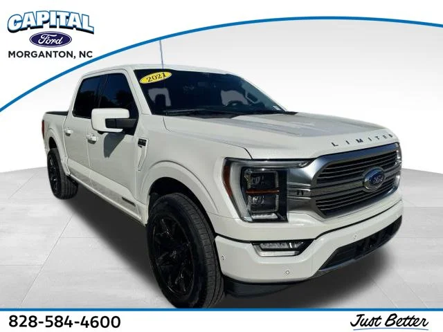 Used 2021 White Ford Limited image 1