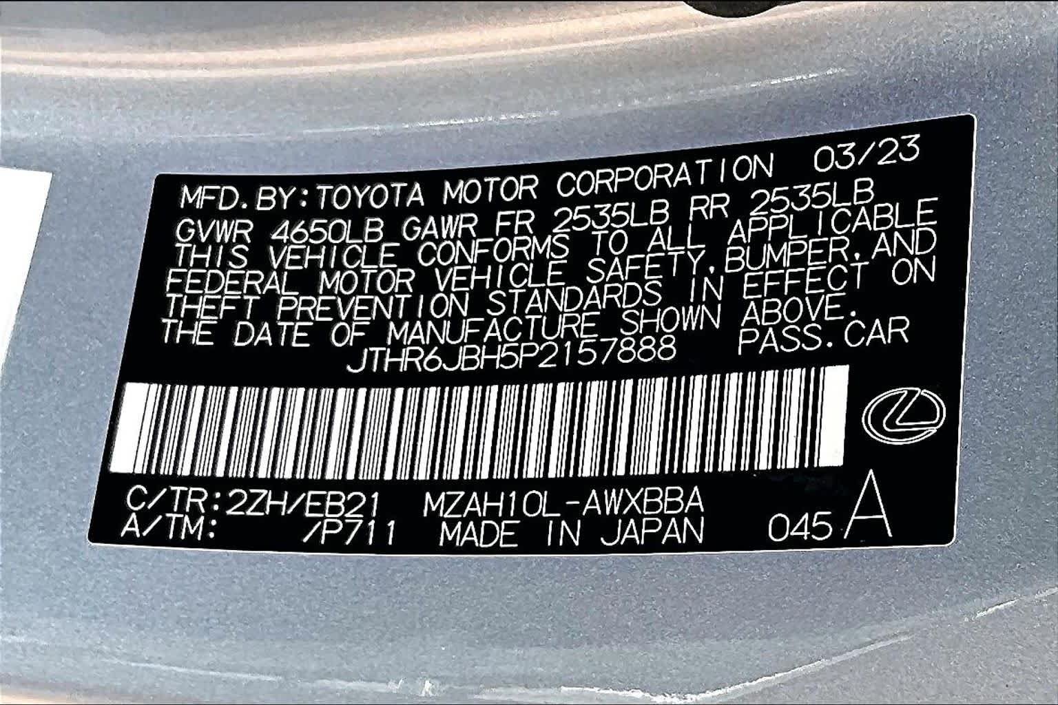 Used 2023 Iridium with Obsidian Roof Lexus F SPORT Handling image 34