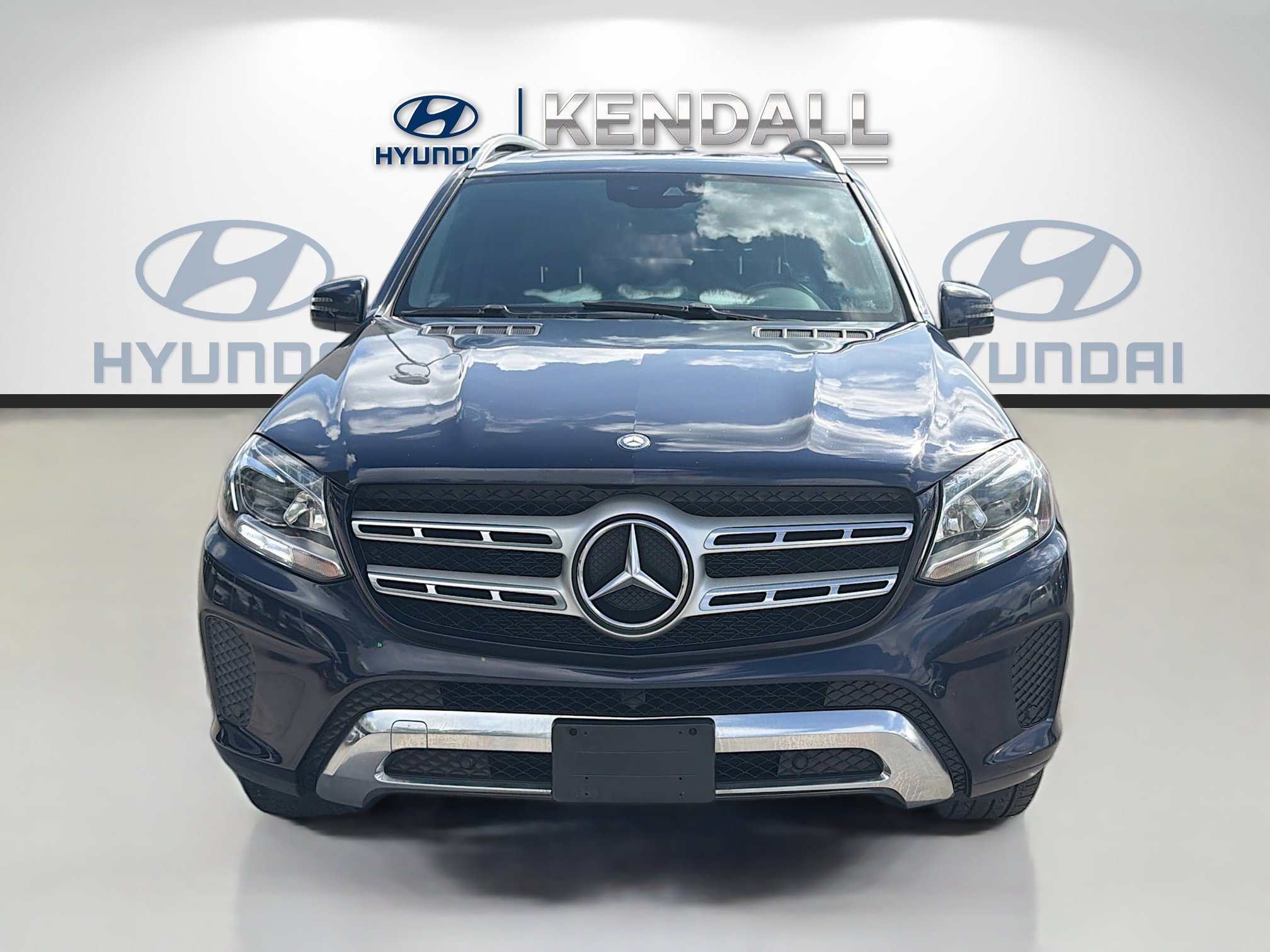 Used 2017 Blue Mercedes-Benz GLS 450 image 2