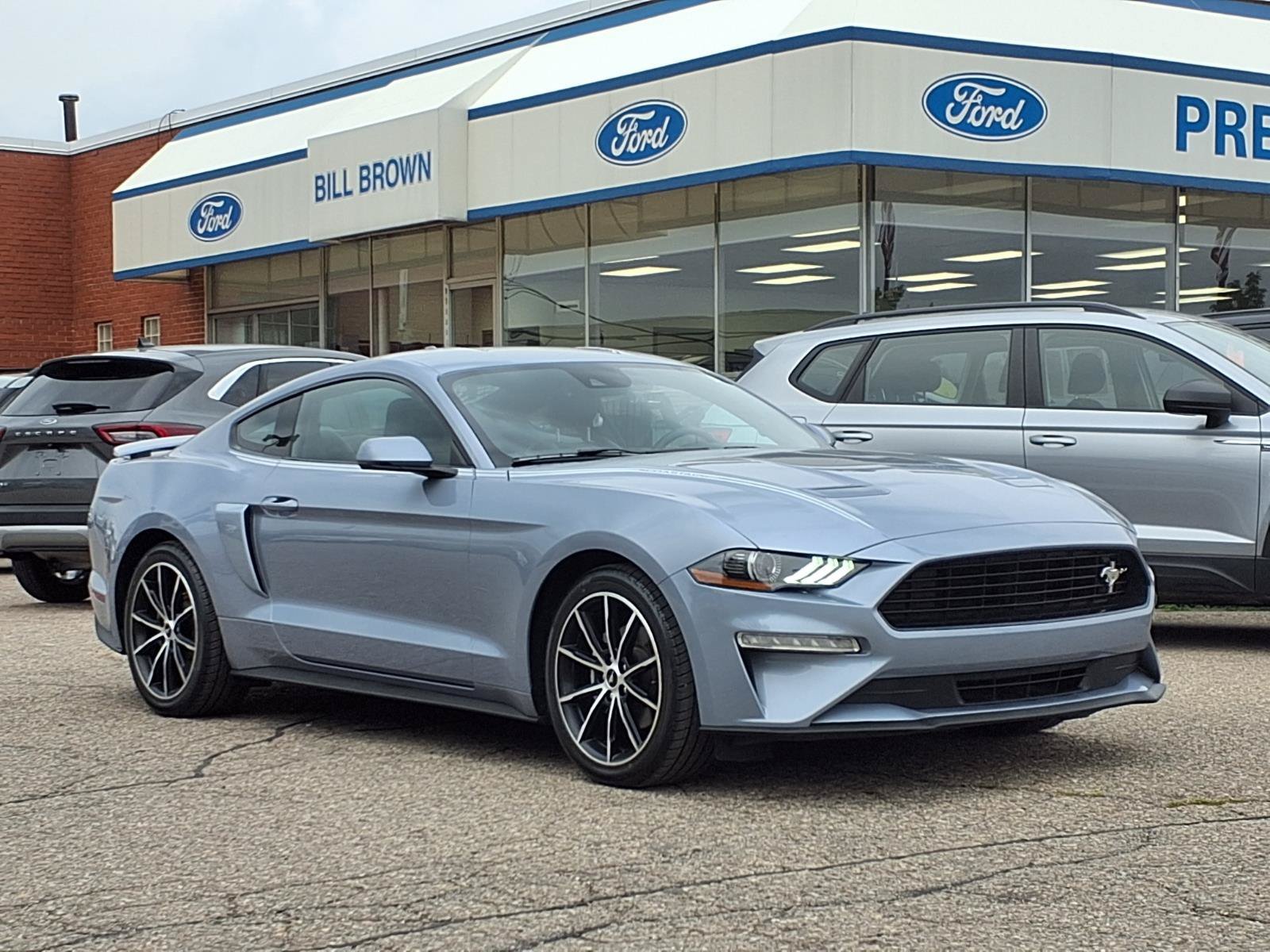 Used 2022 Brittany Blue Metallic Ford EcoBoost Premium image 1