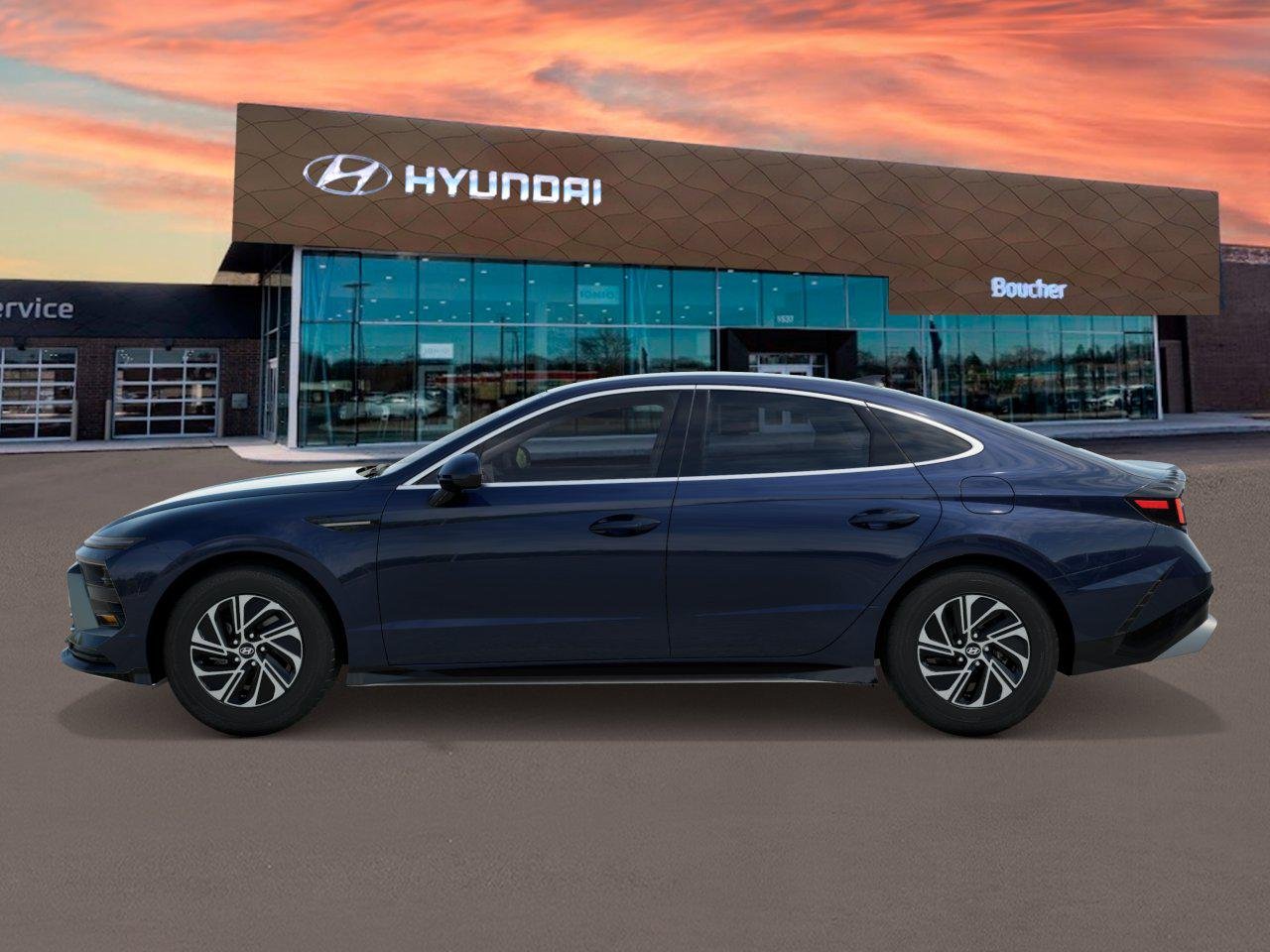 New 2026 Carbon Blue Hyundai Blue image 3