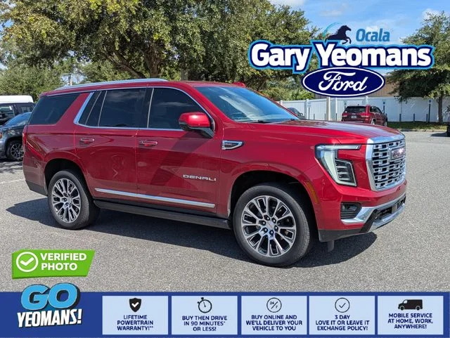 Used 2025 Volcanic Red GMC Denali image 1