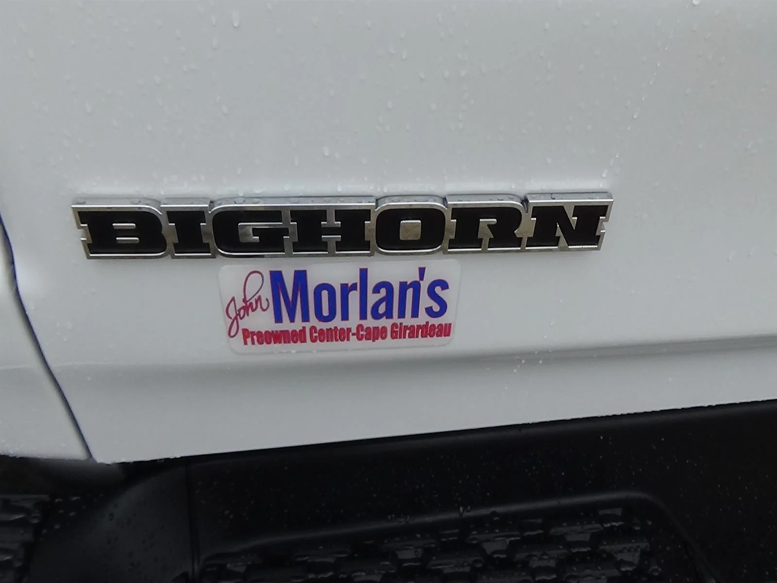 Used 2025 Bright White Clear Coat (pw7) RAM Big Horn image 9