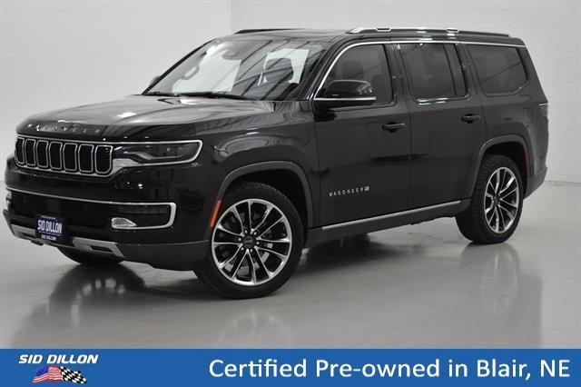 Used 2022 Diamond Black Crystal Pearlcoat Jeep Series III image 1
