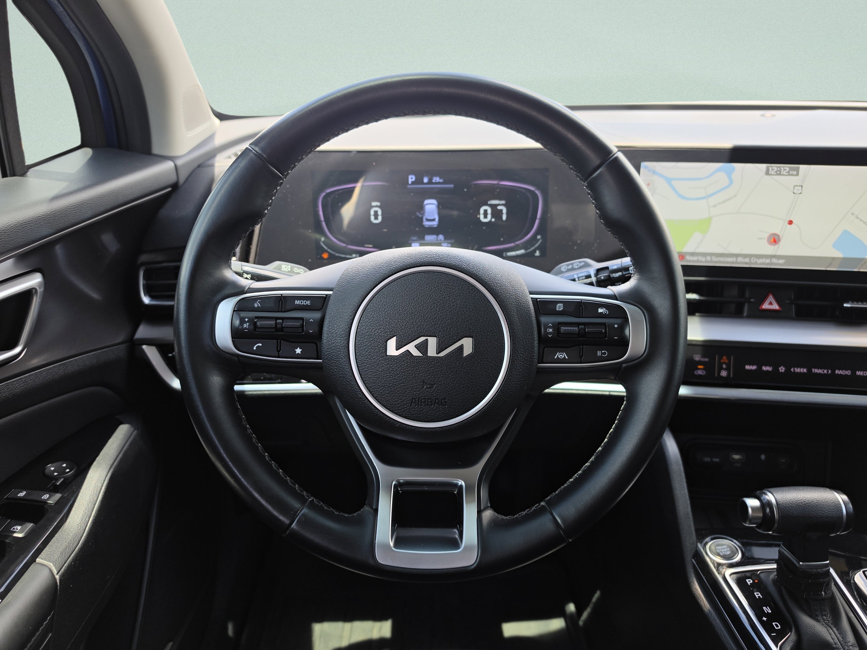 Used 2023 Sapphire Blue Kia EX image 18