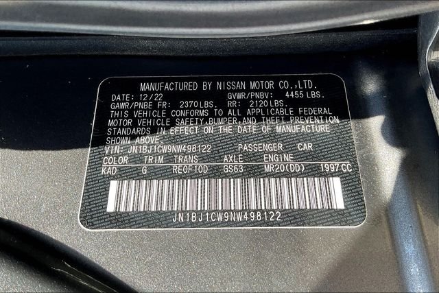 Used 2022 Gray Nissan SL image 20