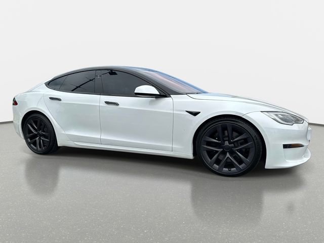 Used 2021 White Tesla Plaid image 7