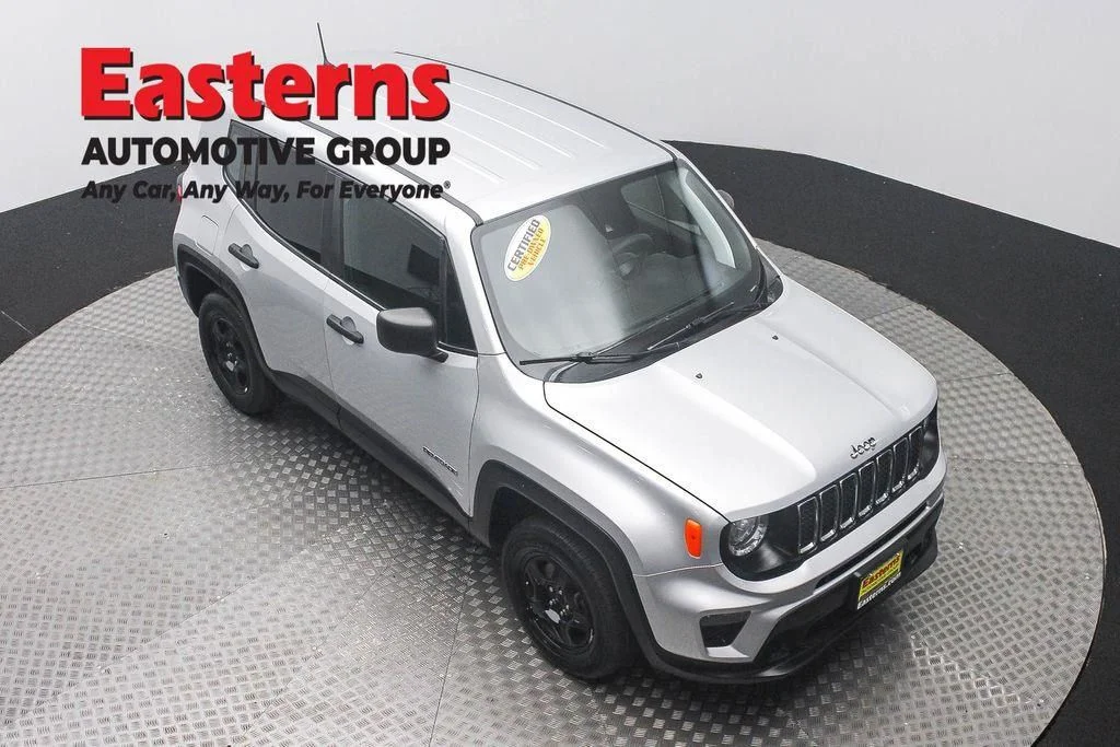 Certified Used 2021 Silver Jeep Sport image 3