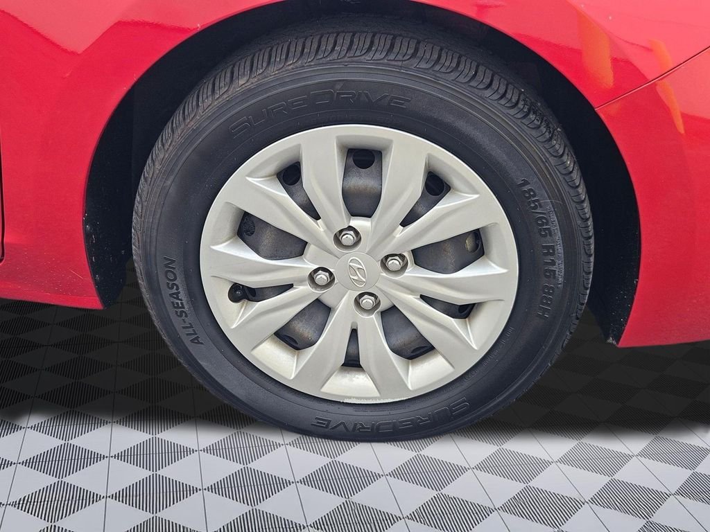 Used 2021 Pomegranate Red Metallic Hyundai SE image 30