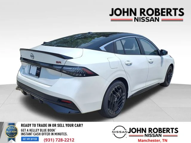 New 2026 Aspen White TriCoat / Super Black Two-tone Nissan SR image 16