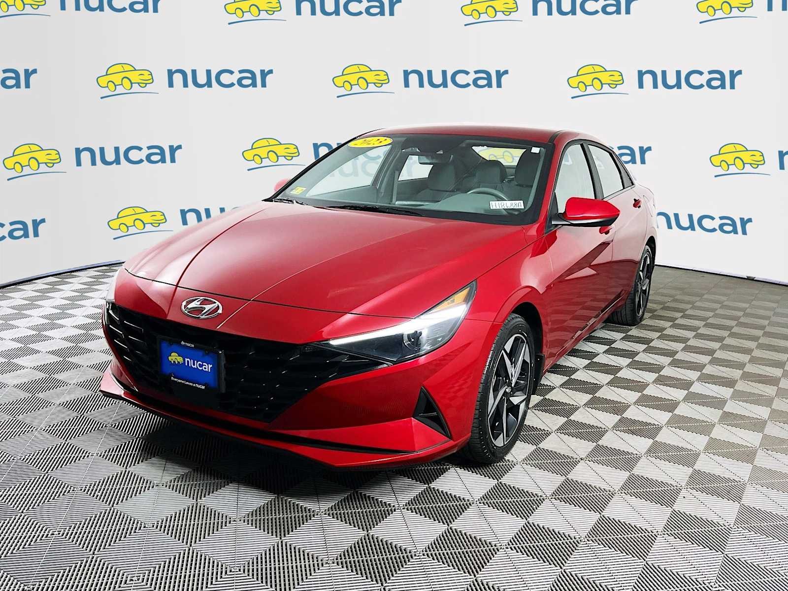 Used 2023 Scarlet Red Pearl Hyundai SEL image 3