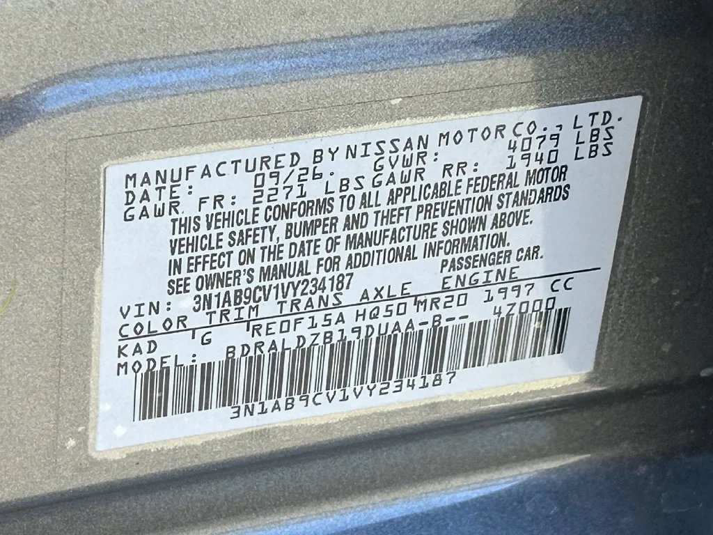 New 2027 Gun Metallic Nissan SV image 29