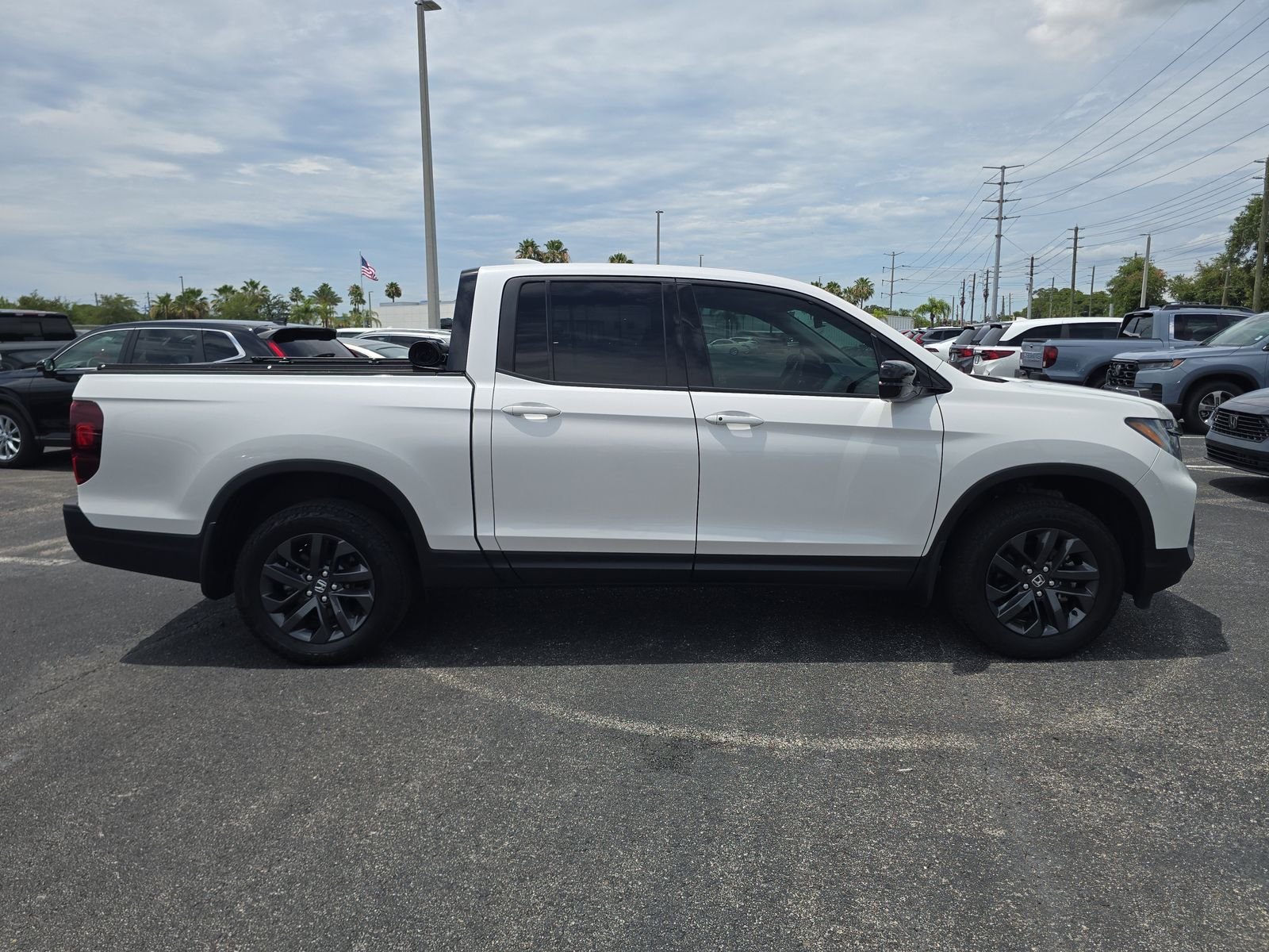 Used 2023 Platinum White Pearl Honda Sport image 3