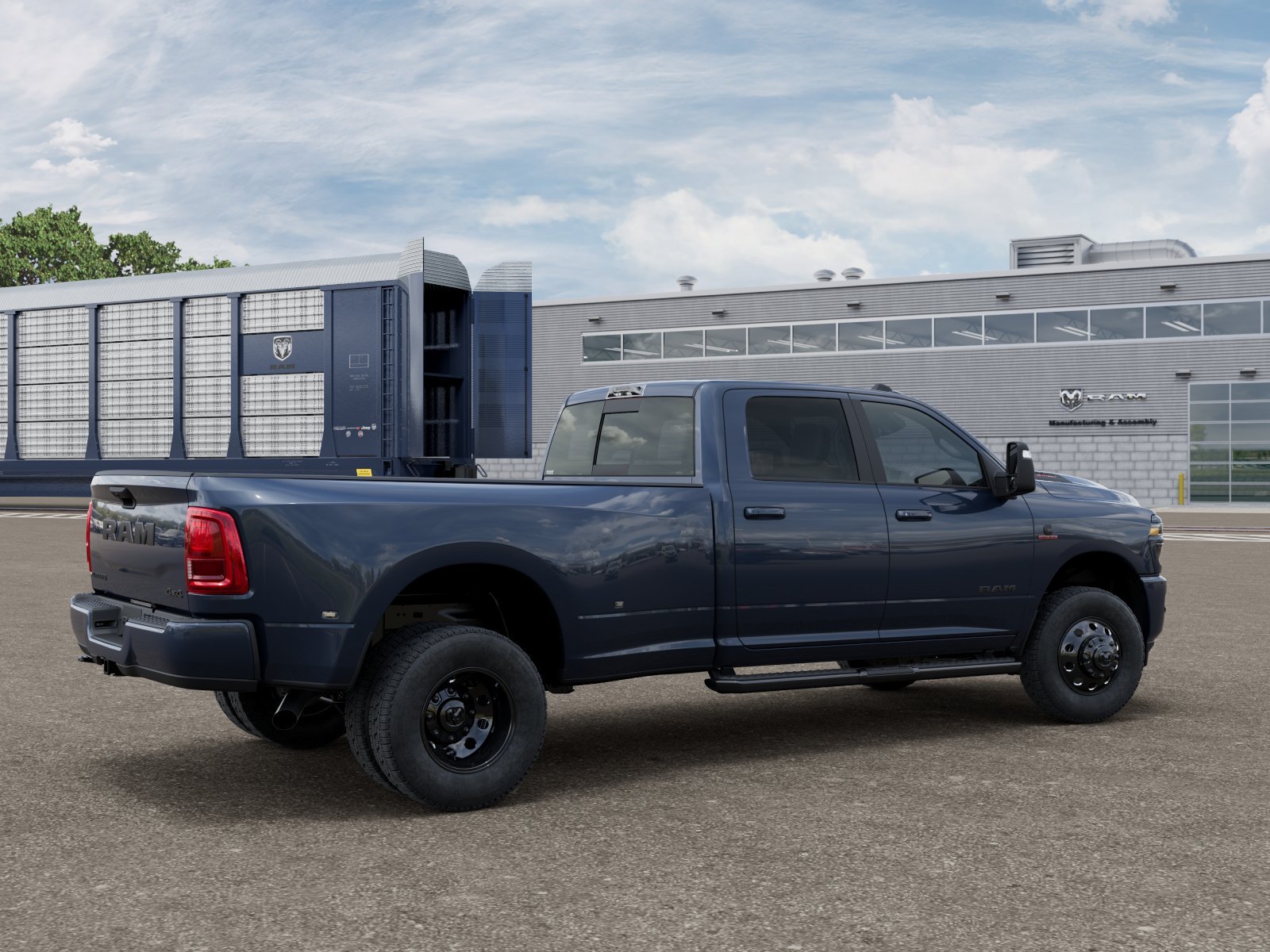 New 2026 Forged Blue Metallic Exterior Paint RAM Laramie image 2