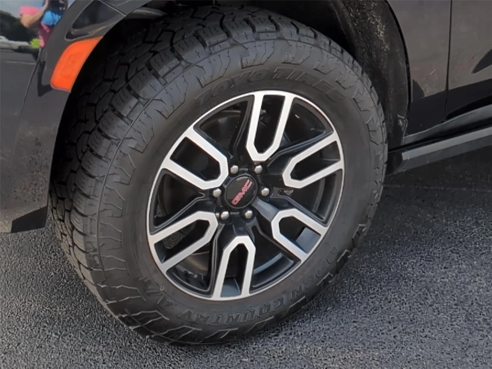 Used 2021 MIDNIGHT BLUE METALLIC GMC AT4 image 12