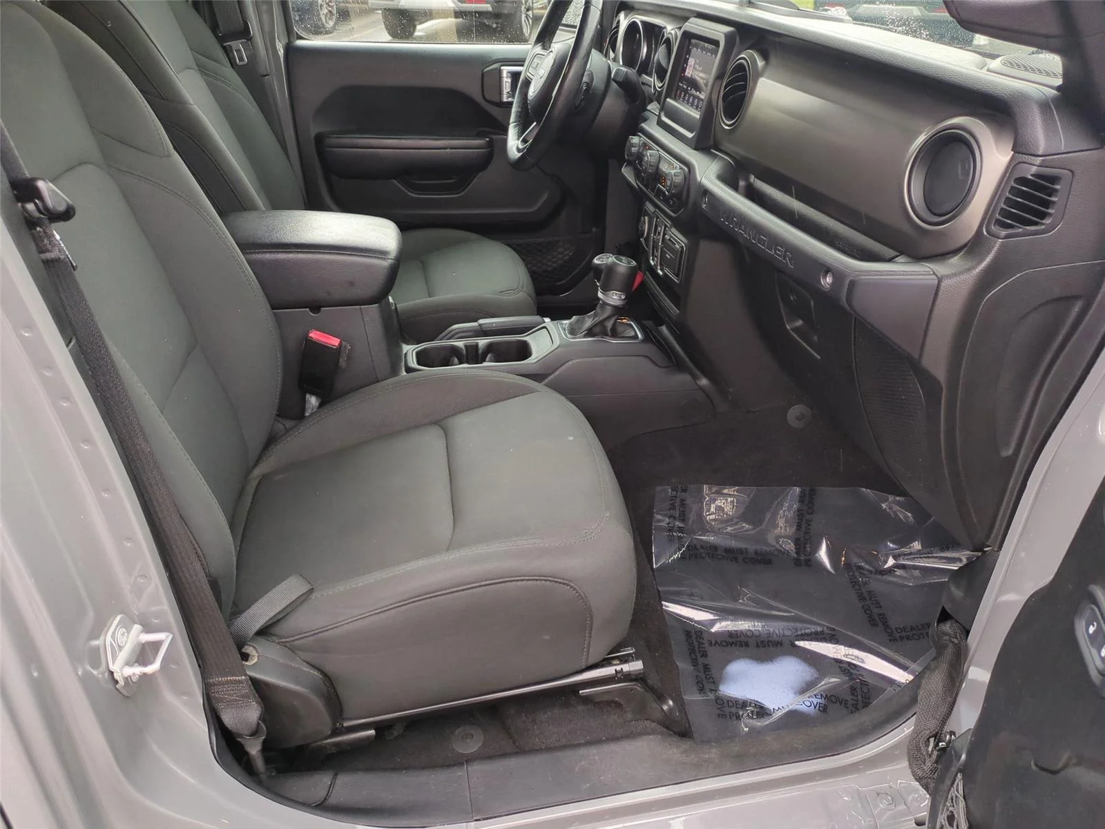 Used 2021 Granite Crystal Metallic Clearcoat Jeep Unlimited Sport S image 37