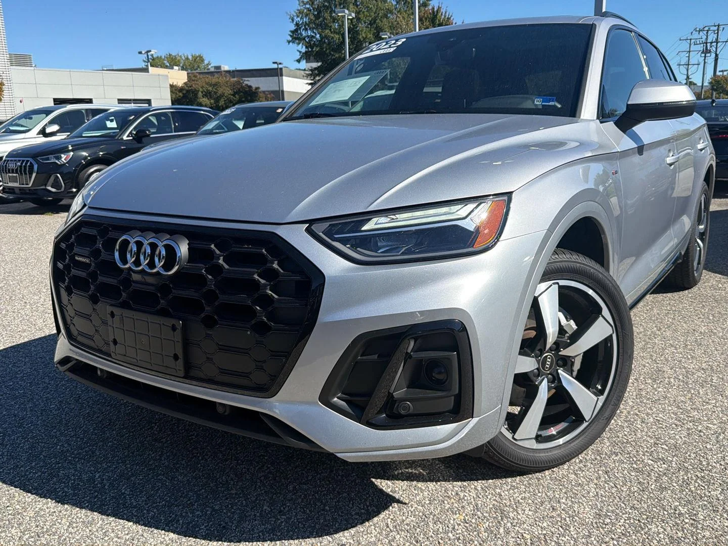 Certified Used 2023 Florett Silver Metallic Audi S line Premium Plus image 1