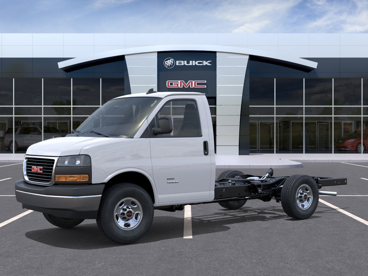 New 2025 Summit White GMC 1WT image 2