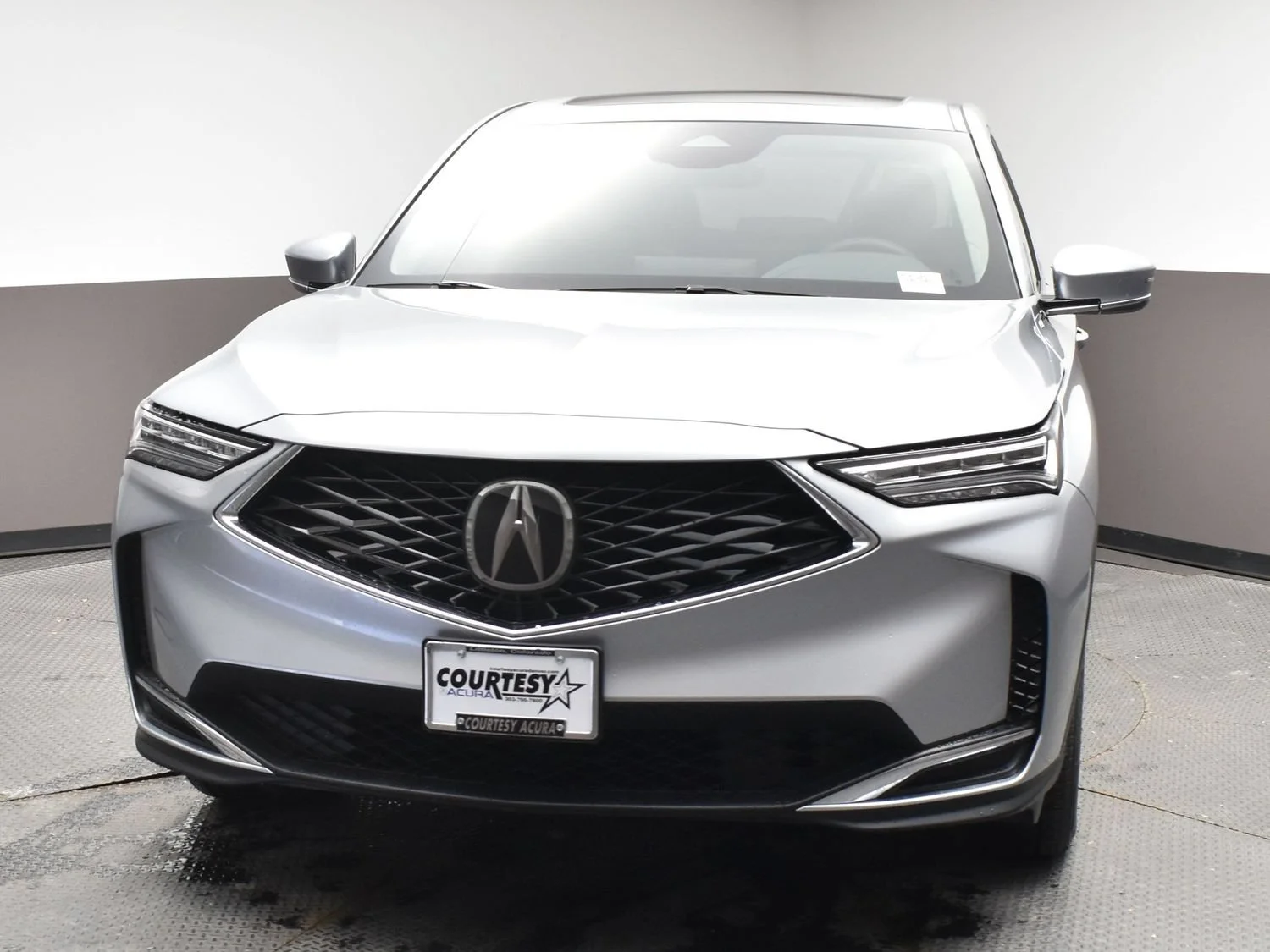 New 2026 Solar Silver Metallic Acura 4MDX image 2