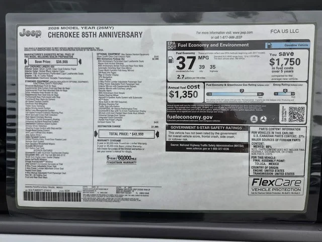New 2026 Silver Zynith Clear-Coat Exterior Paint Jeep  image 3