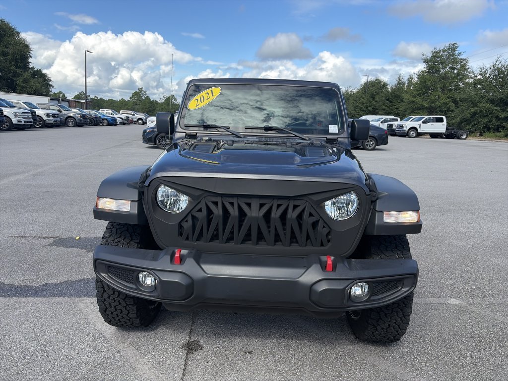 Used 2021 Granite Crystal Clearcoat Metallic Jeep Unlimited Rubicon image 10