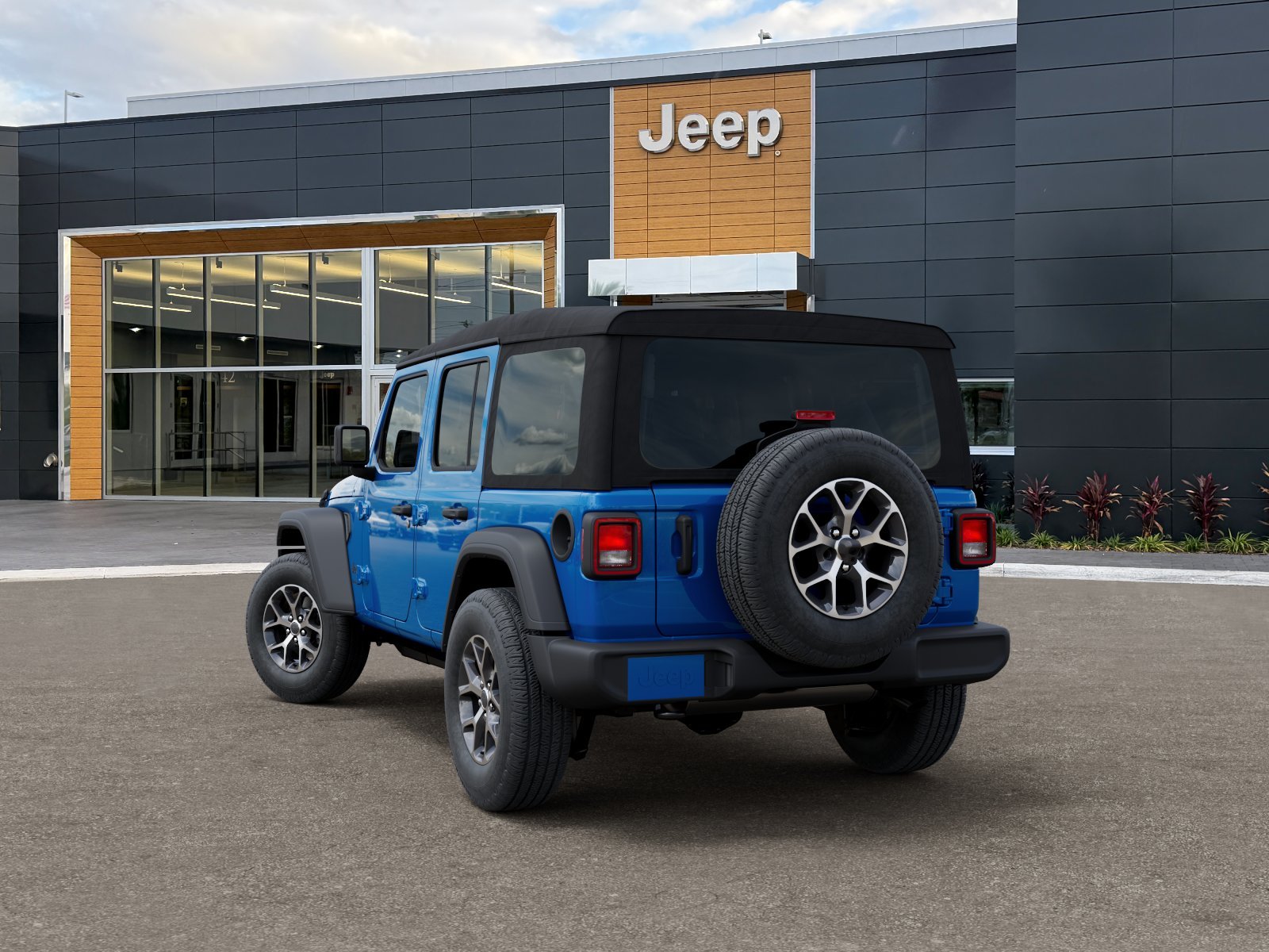 New 2026 Hydro Blue Pearl-Coat Exterior Paint Jeep Sport S image 31