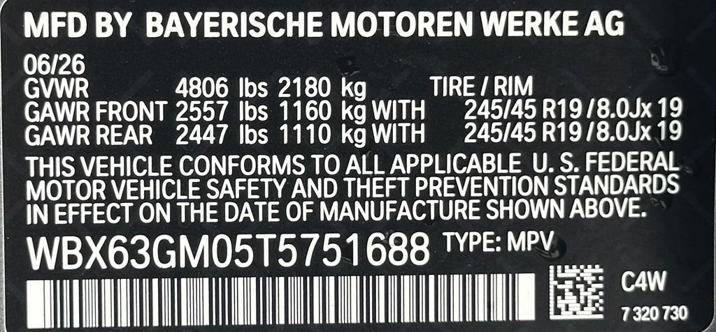 New 2026 Skyscraper Grey Metallic BMW xDrive28i image 44