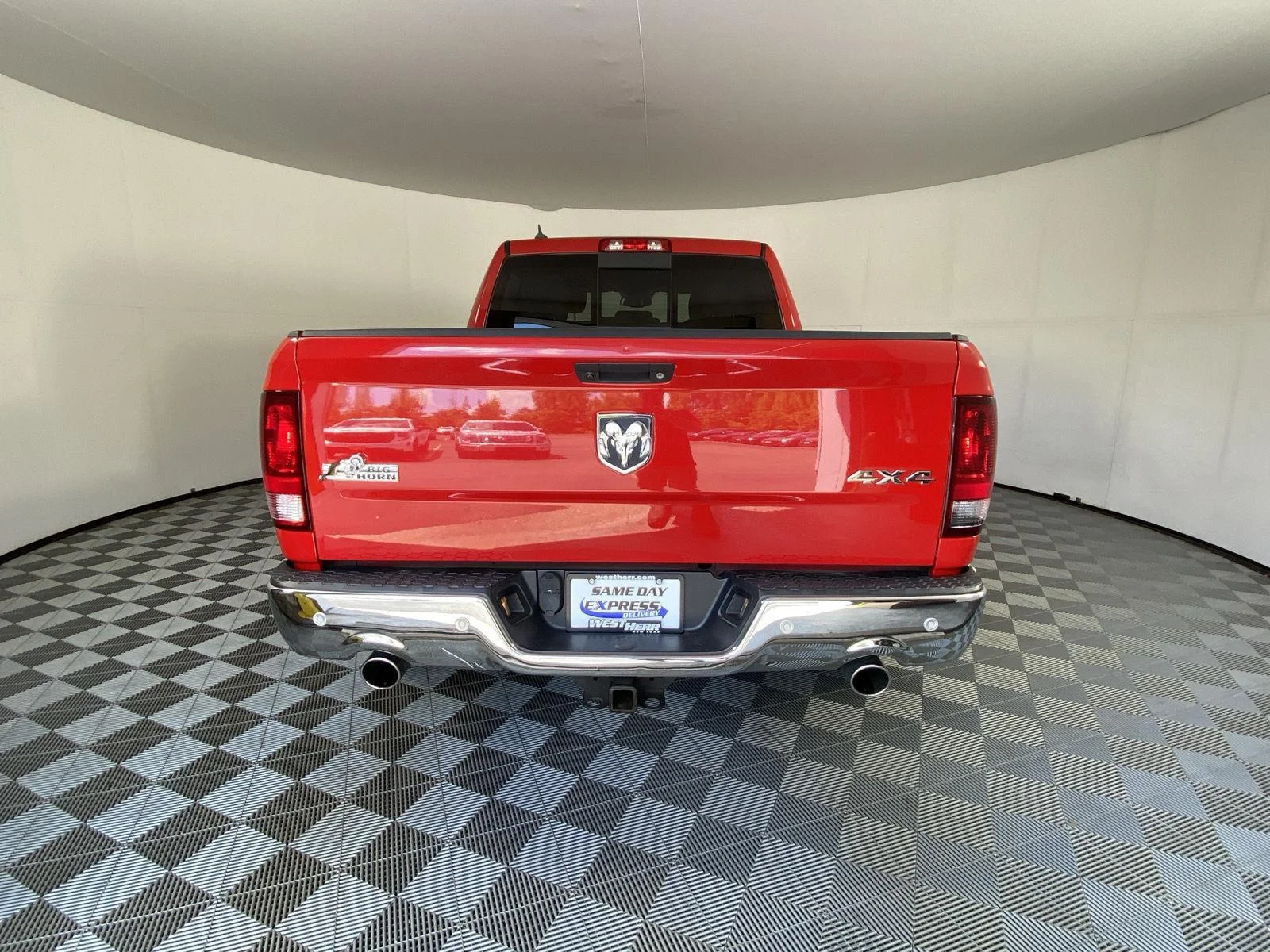 Used 2017 Flame Red Clearcoat Ram Big Horn image 16