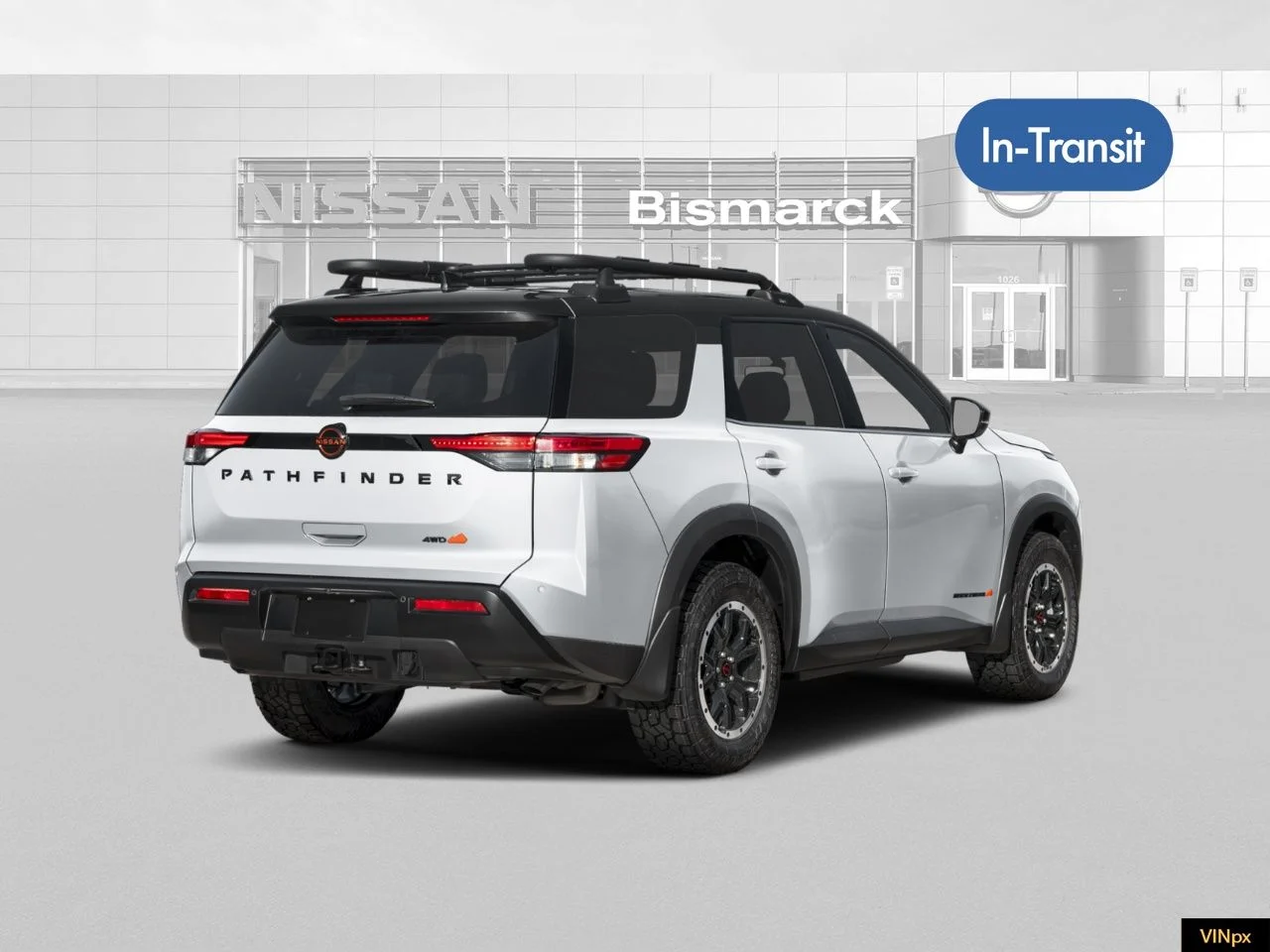 New 2026 Everest White Pearl TriCoat / Super Black Two-tone Nissan Rock Creek® image 2
