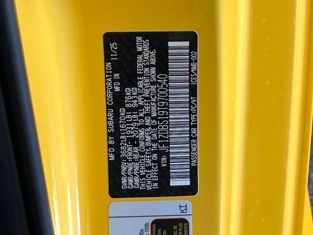 2026 Subaru BRZ Series.Yellow - Photo 30