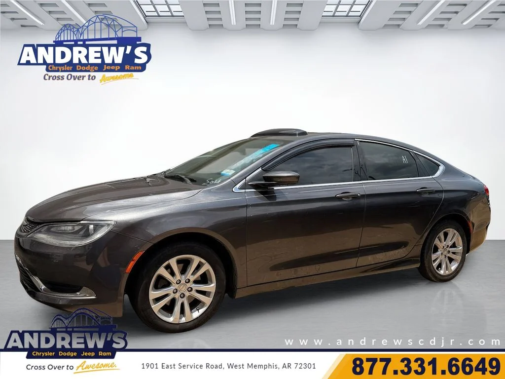 Used 2015 Granite Crystal Metallic Clearcoat Chrysler Limited image 1