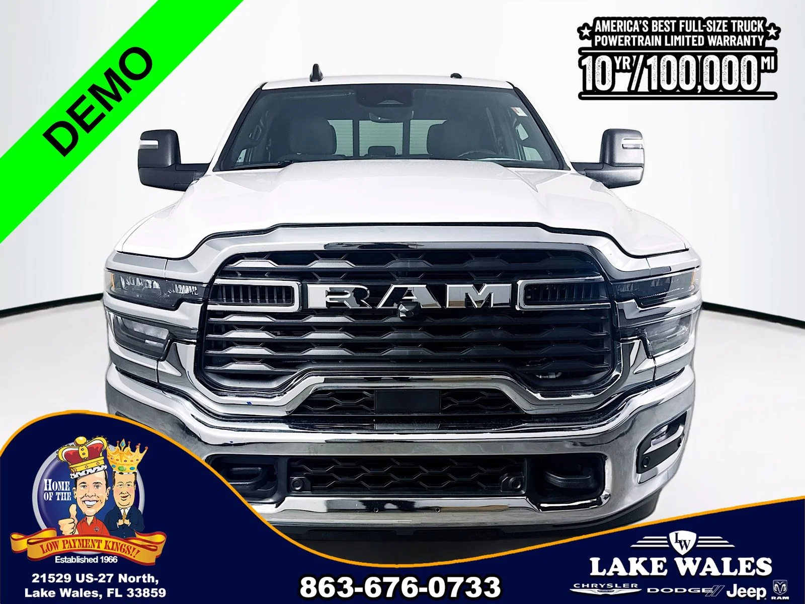 New 2026 Bright White Clear-Coat Exterior Paint RAM TRADESMAN image 2