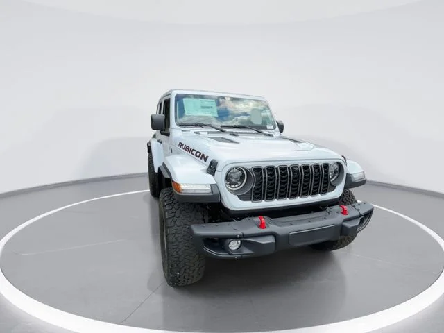 New 2025 Bright White Clear-Coat Exterior Paint Jeep Rubicon X image 3