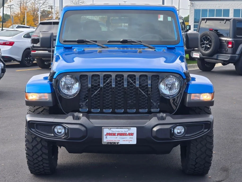 Certified Used 2021 Blue Jeep Willys image 3