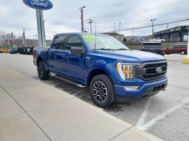 Used 2022 Blue Metallic Ford XLT image 2