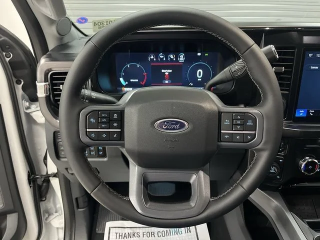 New 2026 Star White Metallic Tri-Coat Ford Lariat image 14
