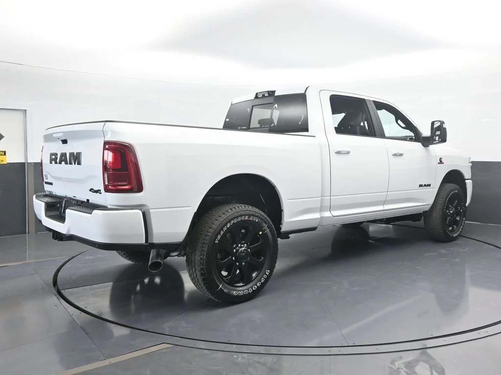 New 2026 Bright White Clear-Coat Exterior Paint RAM Laramie image 6